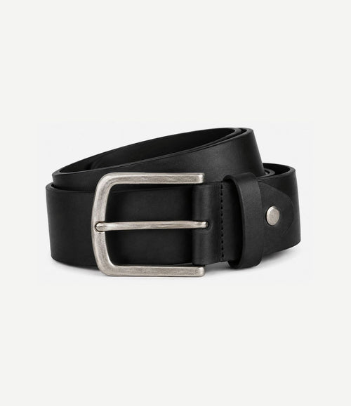 Riem leer zwart