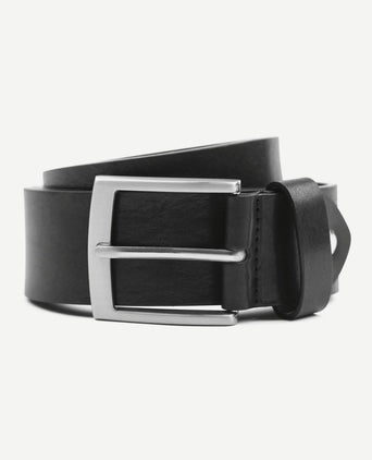 Suitable riem leer zwart 010