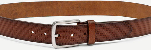 Suitable riem structuur leer bruin