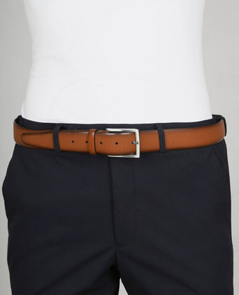 Suitable riem structuur leer bruin