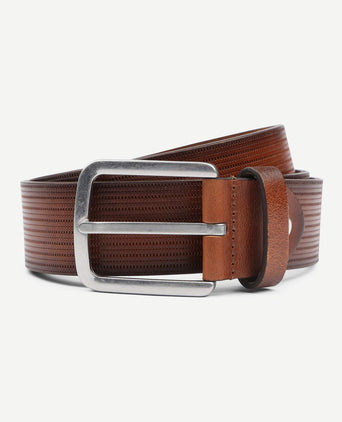 Suitable riem structuur leer bruin