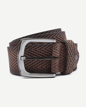 Riem structuur leer bruin