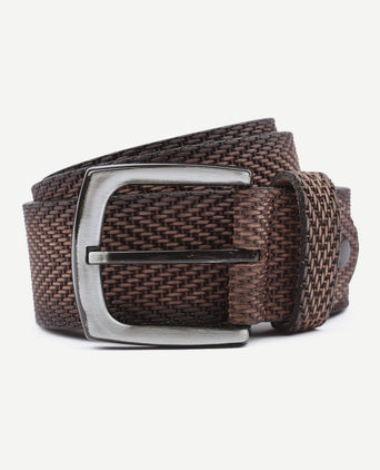 Riem structuur leer bruin