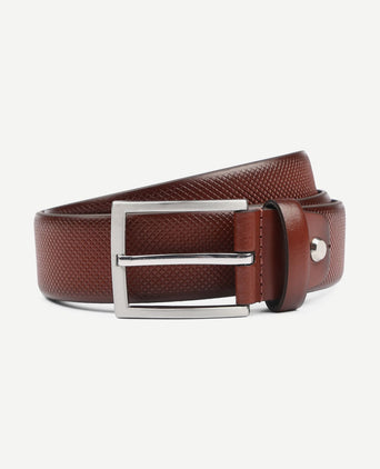 Riem structuur leer cognac