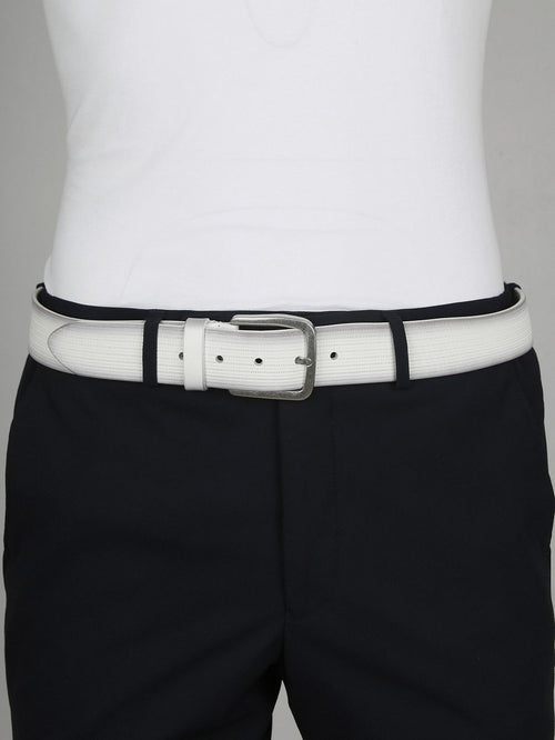 Suitable riem structuur leer wit