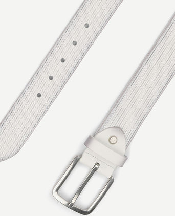 Suitable riem structuur leer wit