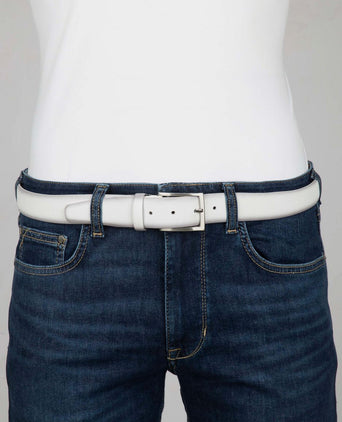 Suitable riem structuur leer wit