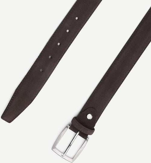 Suitable riem suede bruin 308