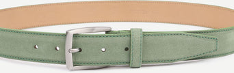 Suitable riem suède leer groen