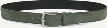 Suitable riem suède leer groen