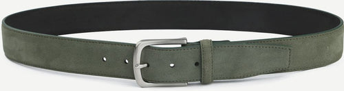 Suitable riem suède leer groen