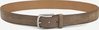 Suitable riem suède leer lichtbruin