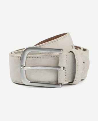 Riem suède leer wit