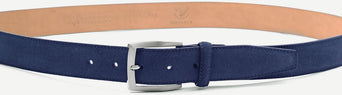 Suitable riem suede royal blauw