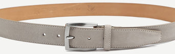 Suitable riem suede taupe 111
