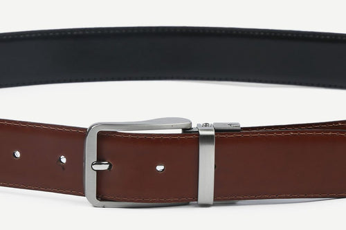 Suitable riem zwart leer