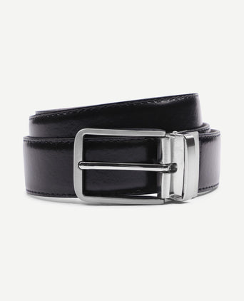 Riem zwart leer