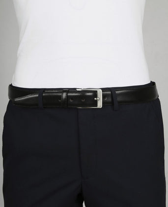 Suitable riem zwart leer 010