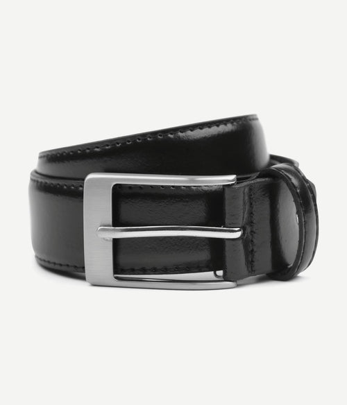 Suitable riem zwart leer 010