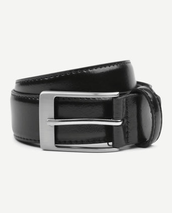 Riem zwart leer 010