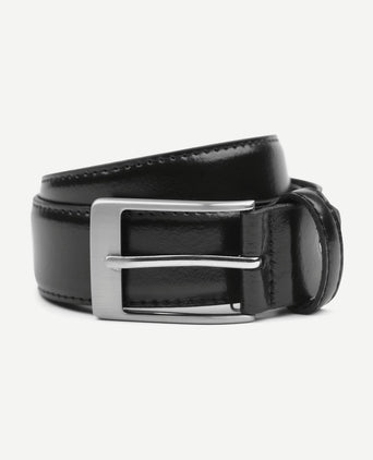 Riem zwart leer 010