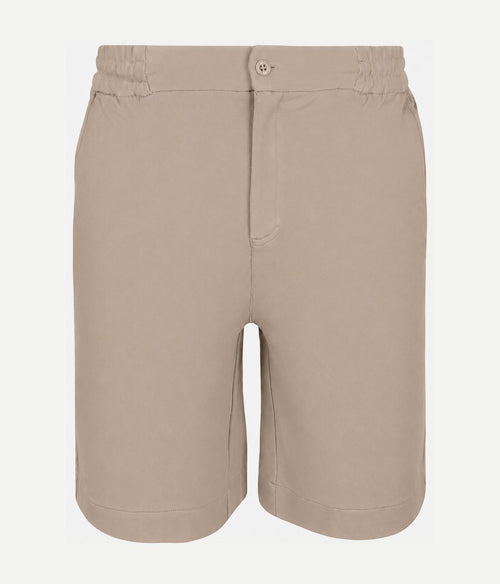 Rink short heavy jersey taupe