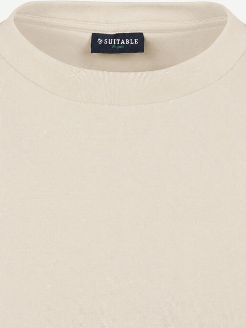 Rink t-shirt backprint heavy jersey ecru