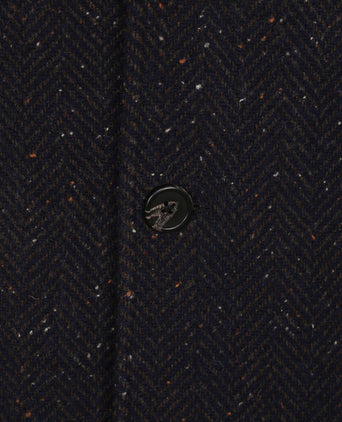 Suitable robert coat wol donkerblauw
