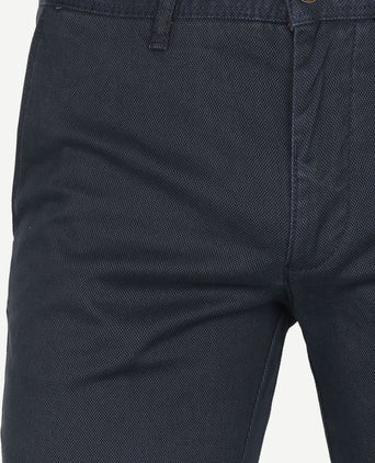 Suitable sartre chino donkerblauw