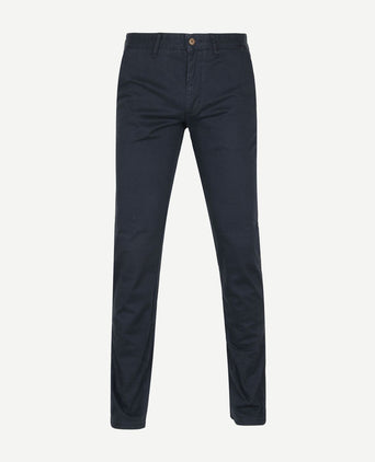 Suitable sartre chino donkerblauw