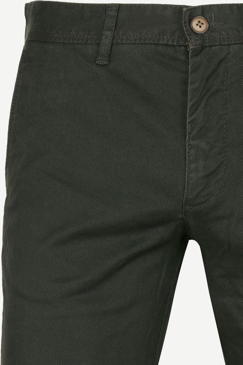 Suitable sartre chino donkergroen