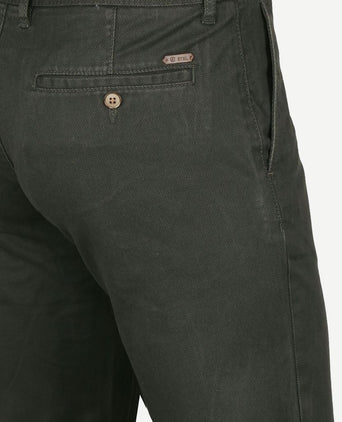 Suitable sartre chino donkergroen