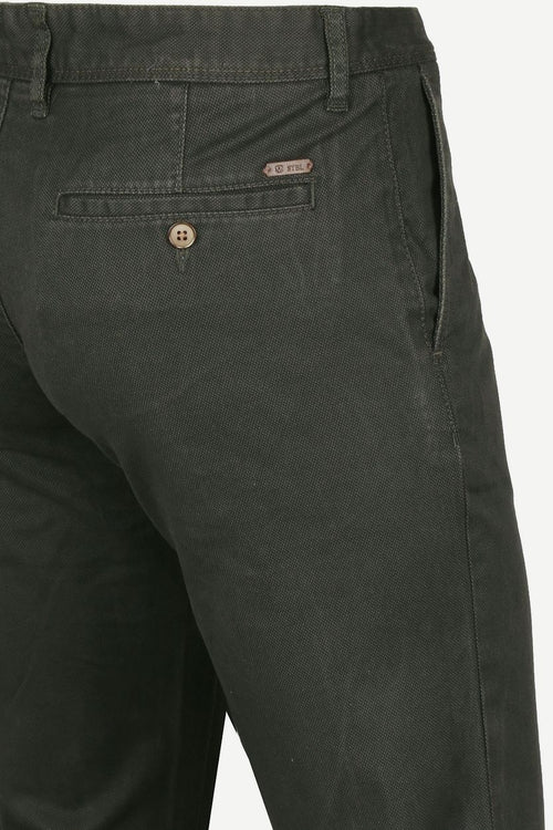 Suitable sartre chino donkergroen