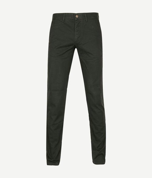 Suitable sartre chino donkergroen