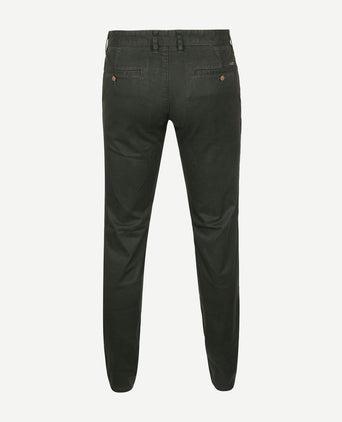 Suitable sartre chino donkergroen