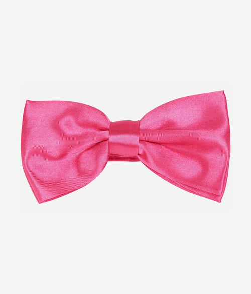 Suitable satijnen strik fuchsia roze