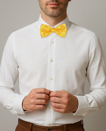 Suitable satijnen strik geel