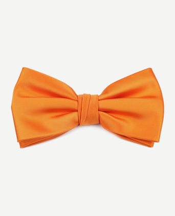 Satijnen strik oranje