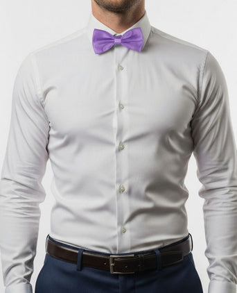 Suitable satijnen strik paars