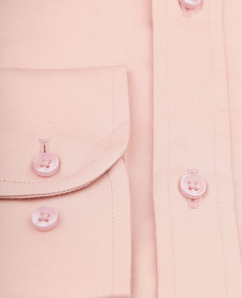 Suitable satin stretch overhemd roze | Slim-fit