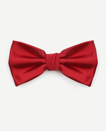 Suitable satin strik rood