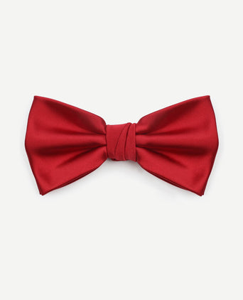 Satin strik rood