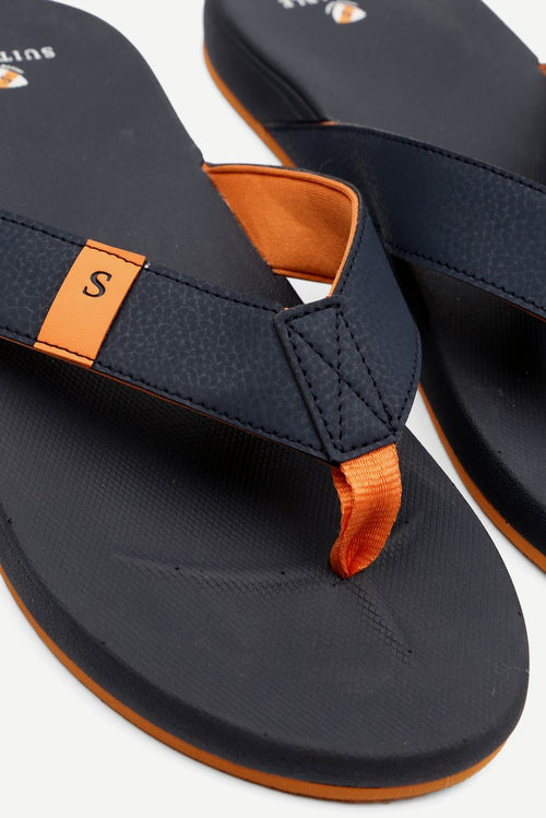 Slippers donkerblauw