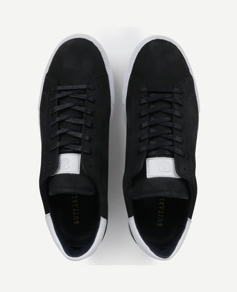 Nubuck seron sneaker donkerblauw