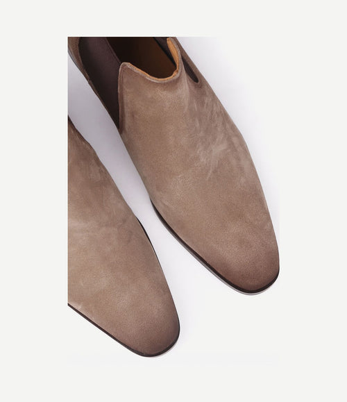 Chelsea boot suede beige