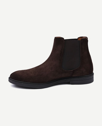 Chelsea boot suede bruin