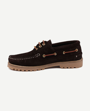 Bootschoenen suede bruin