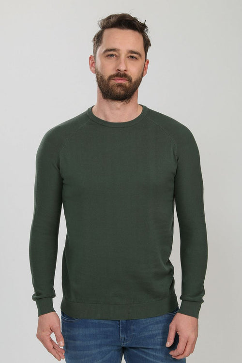 Suitable scott pullover groen
