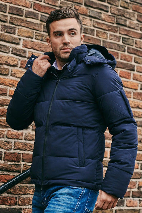 Suitable sea winterjas donkerblauw | Regular-fit