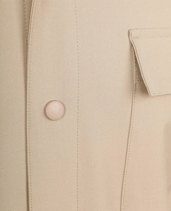 Suitable base shacket beige | Regular-fit